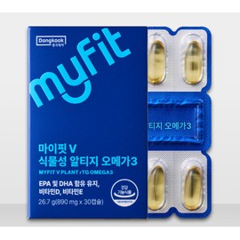 My Fit V Vegetable Altige Omega 3 30 Capsules 6 Boxes / 마이핏V 식물성 알티지 오메가3 30캡슐 6박스