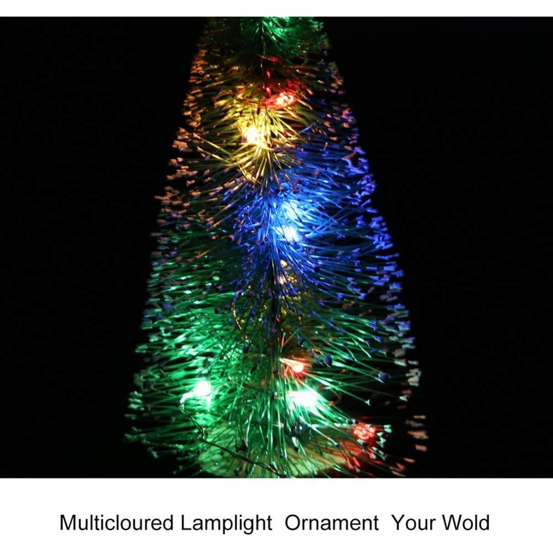 ghhshjhlk Mini Christmas Tree with Light, Lamp, Perfect for Home
