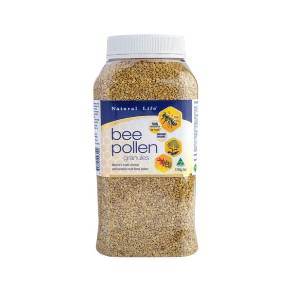 Natural Life Bee Pollen Granules (Non Irradiated), 1.25kg
