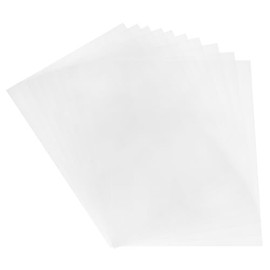 sourcing map 5 Pcs Shrink Plastic Sheets, 8x12 Inch Shrink Films Paper Heat Shrink Art Paper for Making Earrings, Necklace, Keychains DIY Crafts Project, Transparent