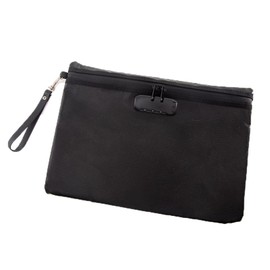 WANGCL Fireproof Bag with Lock Large Capacity Fireproof and Waterproof Document Bag for Important File Passport Certificates Legal Documents - 36x25cm