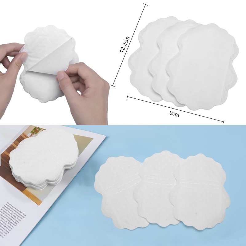 Z0BMIO 40 PCS Armpit Sweat Pads, Disposable Underarm Sweat Pads,