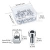 Roll-in Spring T-Nuts, 10 Pcs M5 T-Slot Bolts and Nuts,