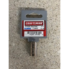 Craftsman Socket 1/4" Drive 9mm 6pt 34605 New