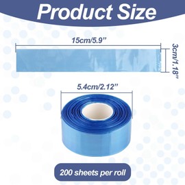 Pack of 200 Safety Glasses Disposable Safety Glasses for Hairdressing Salon, Branch Protection