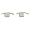2set Seam Guide Ruler Strong Magnetic Stainless Steel Transparent Acrylic