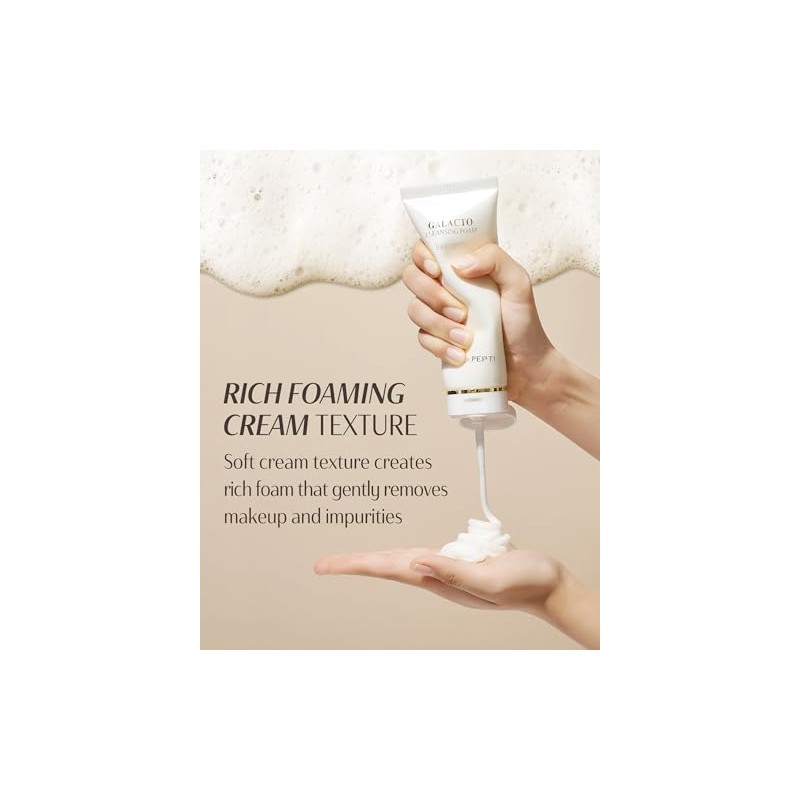 dr.pepti - Espuma Limpiadora Galacto - Limpiador Facial Coreano Con