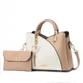 Xiaoyu Small Purses and Handbags for Women Stylish Crossbody Bag Lightweight Shoulder Bag Ladies Top Handle Satchel Purse, Khaki