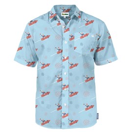 Tipsy Elves Let Freedom Ride Button Down Shirt Size X-Large