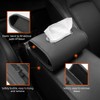FDEETY PU Leather Car Tissue Box Tissue Holder Napkin Clip