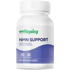 NAD+ Booster Supplement with NMN 500mg, Resveratrol & TMG – Cellular Energy, Healthy Aging & Metabolic Support – Premium Anti-Aging Formula – 90 Capsules