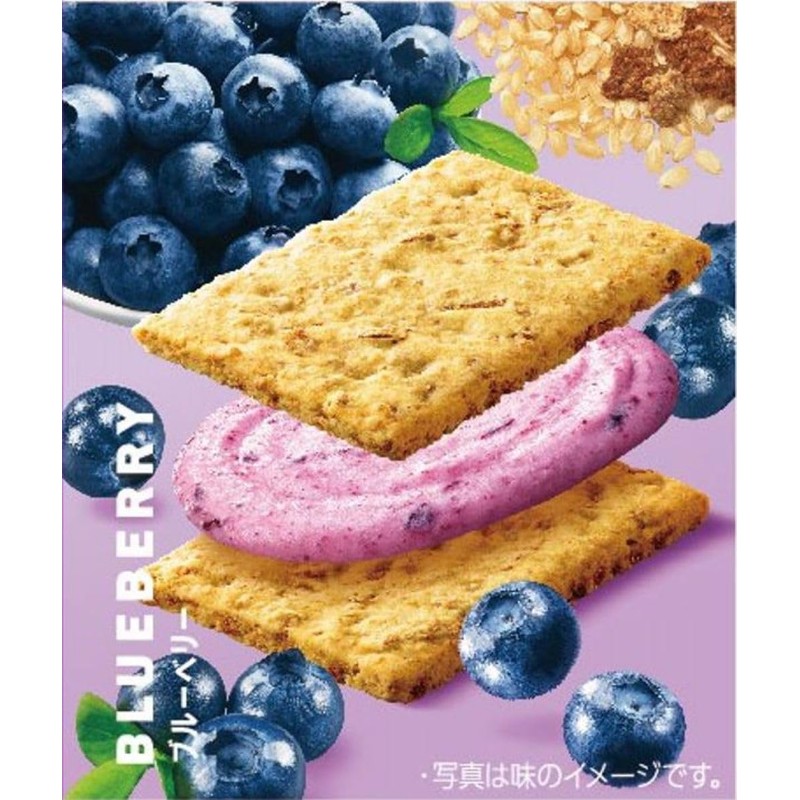 Asahi Group Foods Cream Brown Rice Bran Blueberry, 2.5 oz