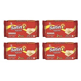 Saltin Noel Original Crackers | Crispy Flavor | Touch of Salt | 7.05 Oz (Pack of 4)