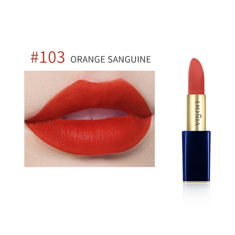 Lionia Velvet Smooth Luxe Lip Color 3.8g, 106 MYSTIC RED