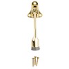 National Hardware N184-259 V238 Kickdown Door Stop in Brass,4 Inch