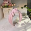 KOVOLITU Pink Wide Knotted Headbands for Women Fashion Headband Non
