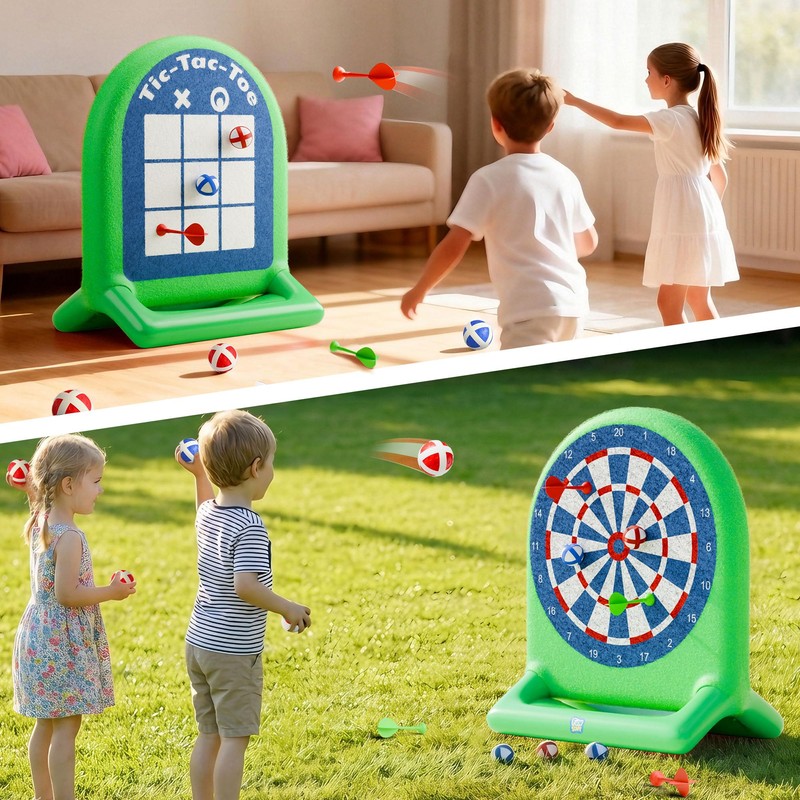 Funscape Kids Inflatable Dartboard Pool Toy, Fun Swimming Pool Toss