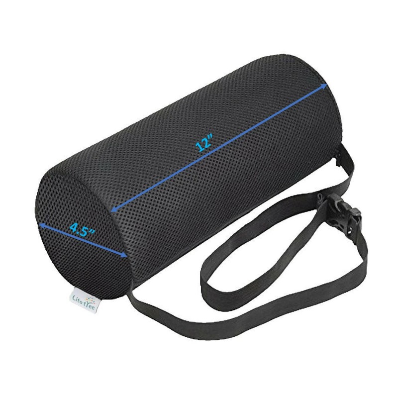 LitoTree Memory Foam Lumbar Support Pillow with Washable Ventilate Mesh