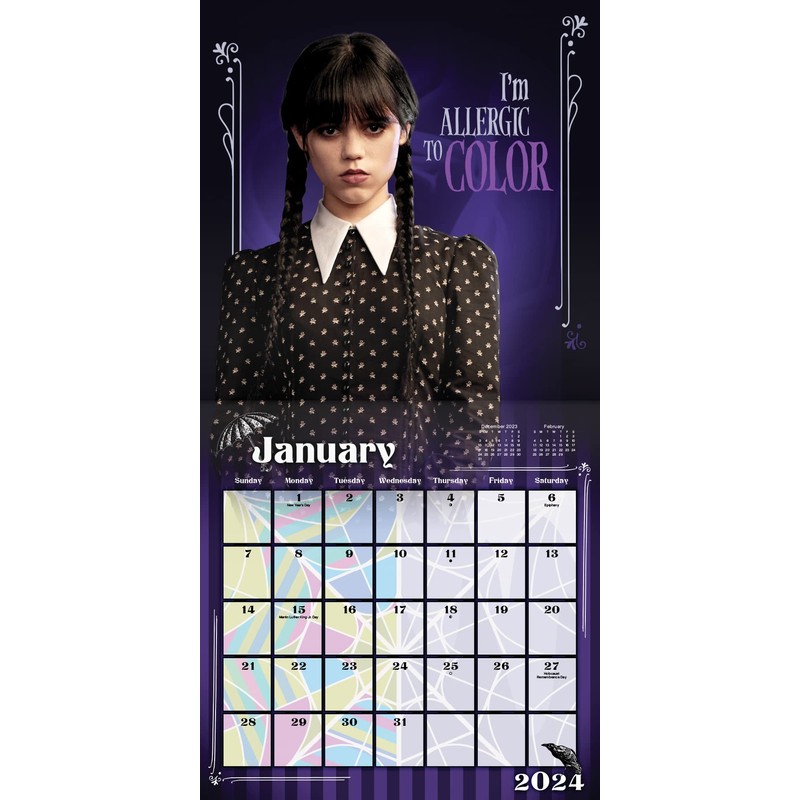 2024 Wednesday Wall Calendar Wall Calendar