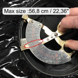 Toutacoo, Ladies Vinyl Rain Hat Floppy Hat Wide Brimmed Hat, 01-Black/ L