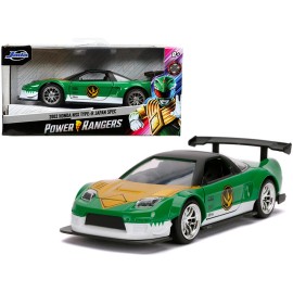 DCD 2002 Honda NSX Type-R Japan Spec Green Ranger "Power Rangers" 1/32 Diecast Model Car by Jada