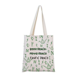 Fanfic Draco Malfoy Tote Bag Dramione Fans Gift Dramione Books Lovers Gift For Readers Dramione Merch (BOOK-MOVIE Tote CA)
