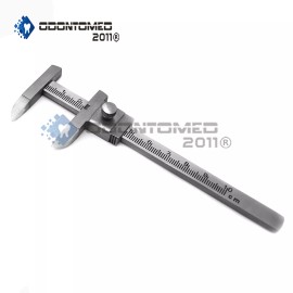 ODM Dental Lab Gauge Caliper Ruler Dental Dentist Instrument with Lock