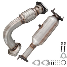 Unbranded Fits Honda Accord 2.4L Front Flex Pipe & Catalytic Converter 2003-2007 6H28826