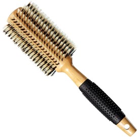 Sam Villa Signature Series Nylon & Boar Bristle Hair Brush Round Styling Brush