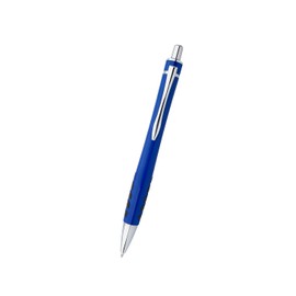 ExpressPen™ - Your Name or Imprint on our Custom Printed Addison Ballpoint Pen - Rubber Grip For Writing Comfort And Control, black ink, medium point - 12 Pack (Dark Blue)