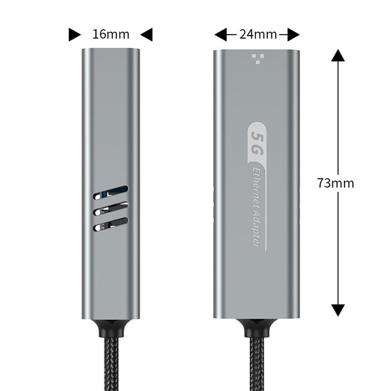 Comphic USB 3.2 to 5Gbps RTL8157 5000Mbps (5G, 2.5G, 1G,