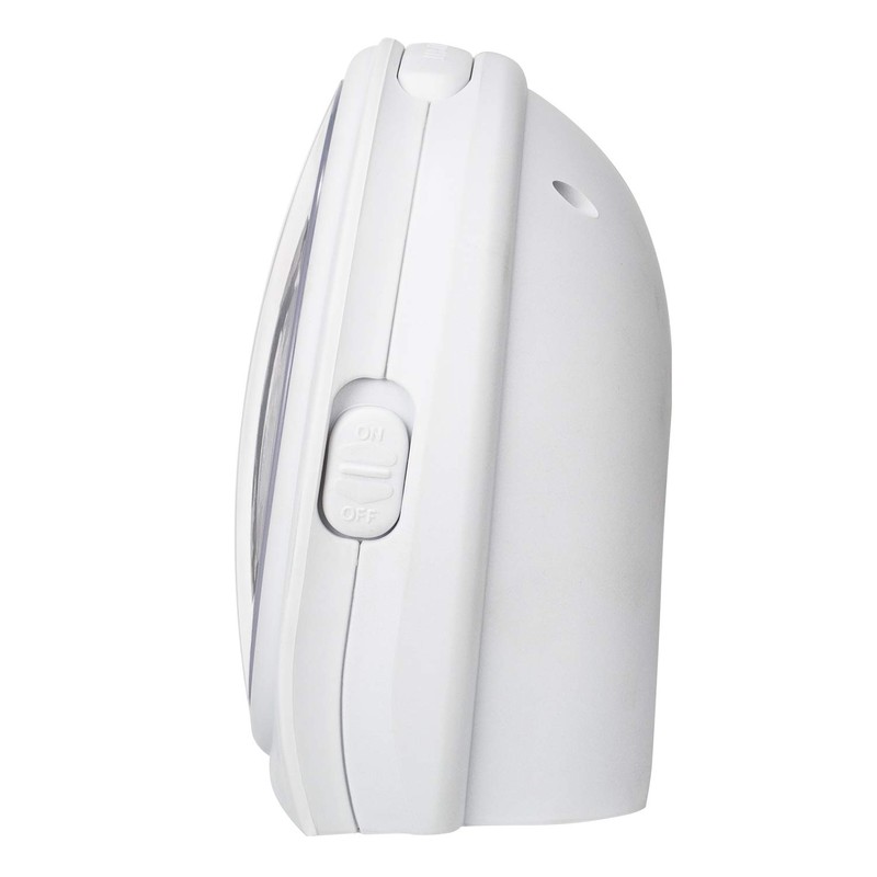 5.5" Large Analog Alarm Clock Silent Non Ticking, Gentle Wake,