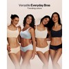 Ubras Lift Support Bra with Widen Side, Full Coverage Seamless