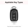 SHANGHONG for Hyundai Key Fob Cover with Keychain Genuine Leather