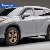 Window Visors Rain Guards for 2020-2026 Toyota Highlander, Out-Channel Window