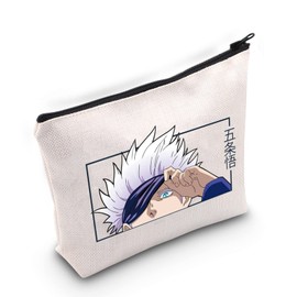 Jujutsu Anime Makeup Bag Anime Lover Gift Gojo Anime Fan Gift Kaisen Merch Jujutsu Manga Gift (Gojo ca)