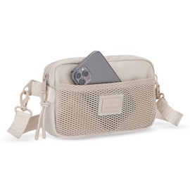 Johnny Urban Bauchtasche Damen Beige - Elliot - Gürteltasche Mit Flexiblem Gurt für Festival & Reisen - Stylischer Crossbody Brustbeutel - Wasserabweisend
