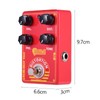 D-9 Distortion Guitar Effect Pedal with Presence Distortion Volume Tone
