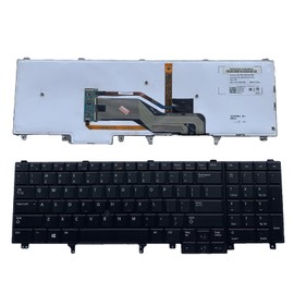 Tiugochr Laptop Replacement US Layout with Backlight with Pointing Keyboard for Dell Latitude E6520 E6530 E6540 E5520 E5530 Precision M4600 M6600 M6700 M6800 M4700 0HG3G3