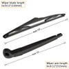 Rear Wiper Arm Blade Replacement for Jeep Wrangler JK 2007-2017