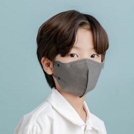 [100% Korean Made] T-Light Fit 3-Ply KF94 Bird-Beak Small Mask, 100 Count (5pcs x 20 Packs) Small Black 100pcs