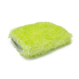 Autofiber Wash Monster Plush Car Wash Pad, Soft & Plush Absorbent Microfiber Fibers Large Fits in Bucket - Pack of 1, Green (9 inch x 7 inch)