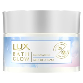 Lux Bath Grow Hair Mask, Rinsing Treatment, 6.4 oz (185 g), Moisture & Shine Damage Repair, Squishy Milk Jelly Mask