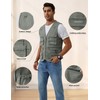 Gihuo Men's Fishing Vest Casual Utility Travel Safari Cargo Outdoor