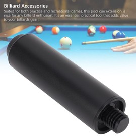 4 Inch Pool Cue Extension, Billiard Pool Cue Extension with Rubber Bumper, Storage Bag, Billiards Pool Cue Extender for Predator Pool Cues Billiards Extension Billiard Accessories