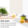 Sink Liner, 2 Pcs Kitchen Sink Mat, Soft Rubber Kitchen