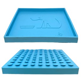 SodaPup Hold Em Tray – Durable Suction Cup Holder for eBowls, eTrays, and eMats, Made in USA from Non-Toxic, Pet-Safe Rubber, Prevents Sliding & Messes, and Enhances Mealtime Convenience