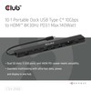 Club 3D Portable Docking USB-C ->2xUSB-C/3xUSB-A/HDMI/SD 140W Retail