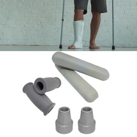 Tefola 6 Almohadilla para Muletas, Accesorios para Muletas, Cojines para Muletas, Accesorios Muñecas Protectoras Debajo de Las MuñEcas, Accesorios de Artículos de Pensiones