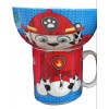 Set De Taza Con Tazon  Cerealero De Marshall Paw Patroll